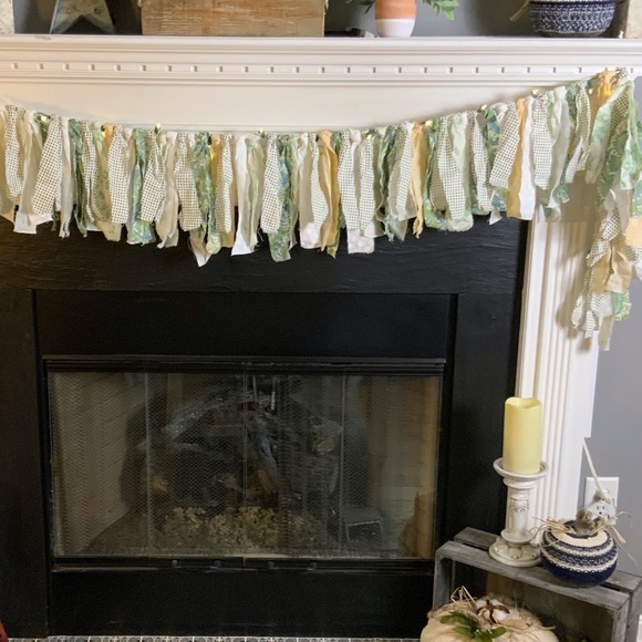 Fabric Garland Swag Lights Farmhouse Nursery Decor - Picture 4 of 8